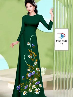 Vải Áo Dài Hoa Cúc AD TTAD3389 43